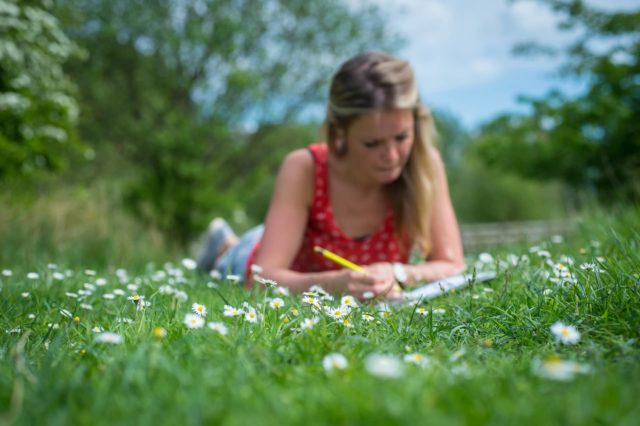 Writing a nature journal can be a wonderful way to connect to wildlife © Matthew Roberts