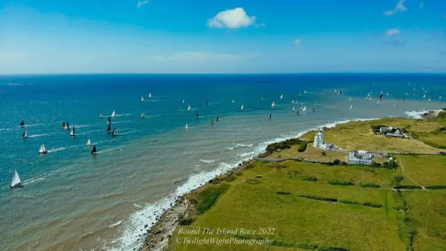 Boats racing in Round the Island Race 2022 by Twilight Wight Photography