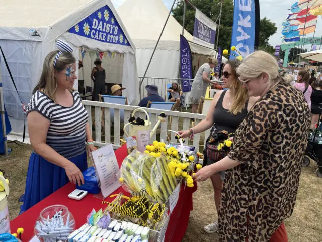Beaulieu stall at Isle of Wight Festival