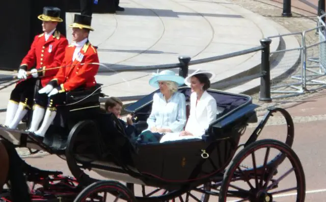Prince George, Duchess of Cornwall and Duchess of Cambridge