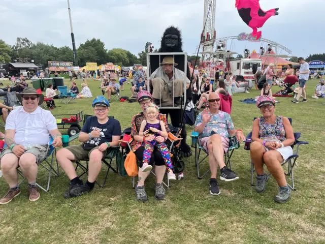Beaulieu stall helpers at Isle of Wight Festival