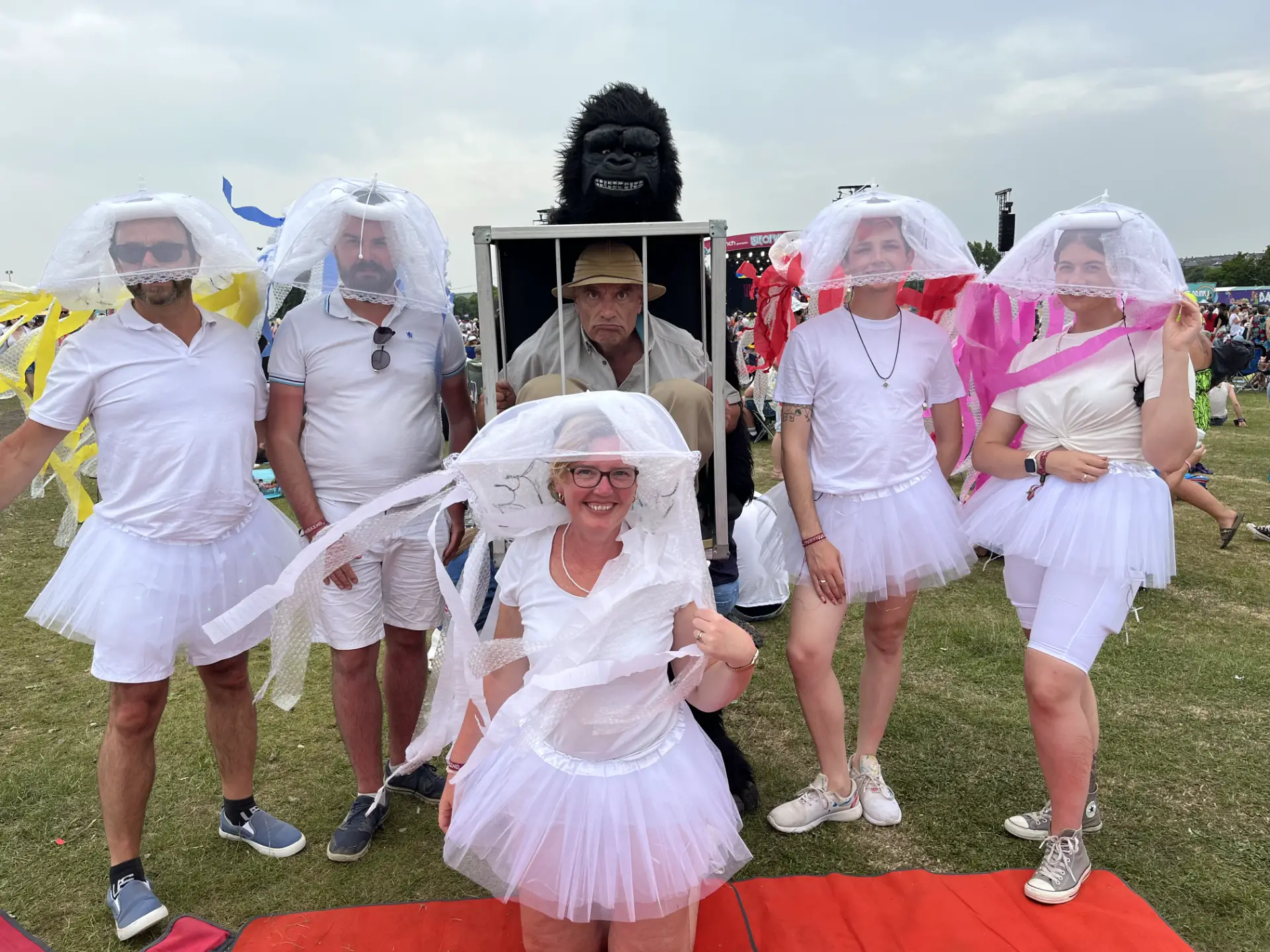 Beaulieu helpers at Isle of Wight Festival