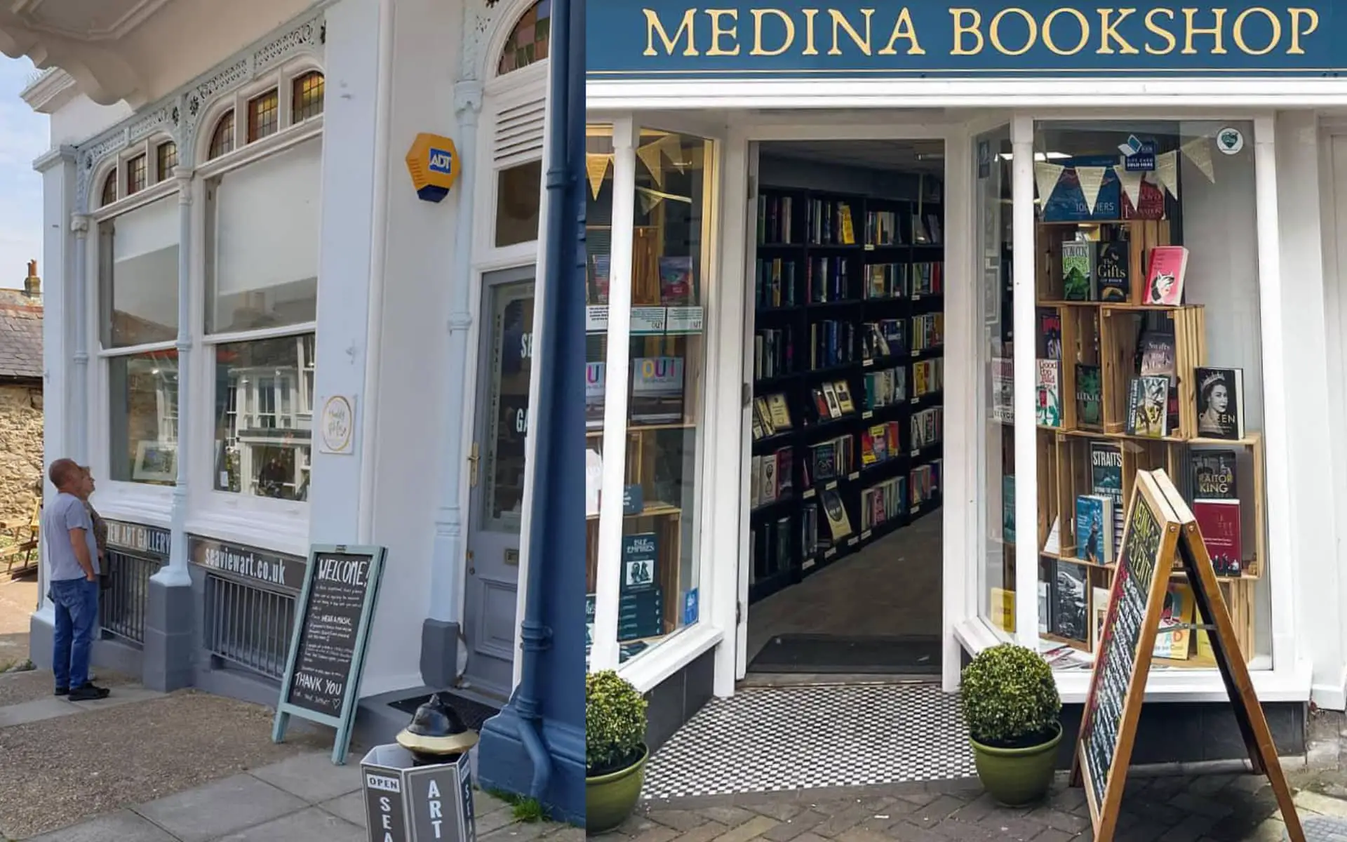 seaview gallery and medina bookshop