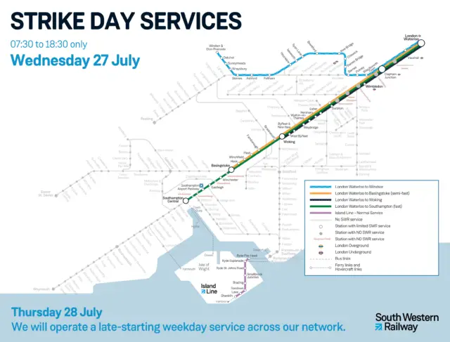 SWR July 27 strike map