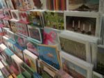 Birthday cards in a shop display