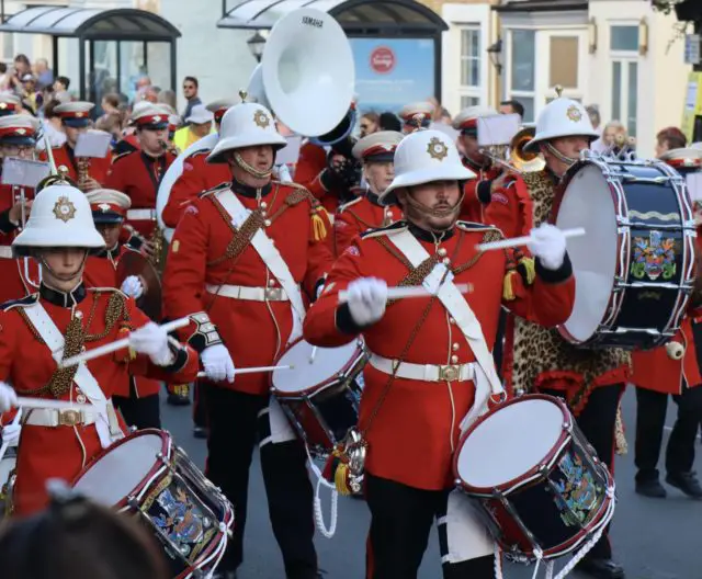 Marching band at Sandown Carnival 2022 by Paul Coueslant