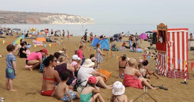 Punch and Judy on Sandown beach