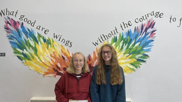 Ryde Academy GCSE Day - The Johnson twins
