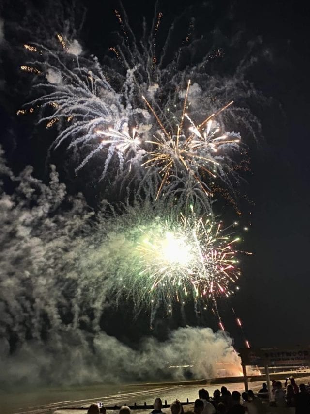 Sandown Regatta fireworks