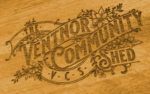 Ventnor Community Shed logo on wood