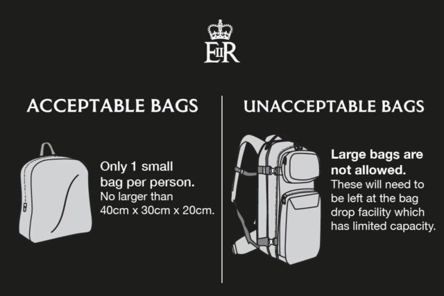 Image of bag restrictions