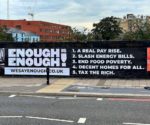 Enough is Enough poster in Birmingham