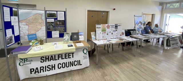 Parish Council stands at the IWALC Open Day