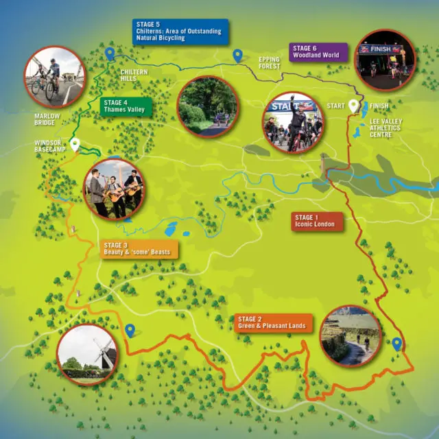 Map of the Sidley London Revolution Ultra