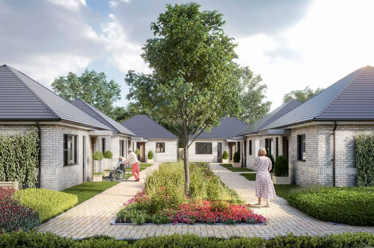 Artist's impression of the new properties
