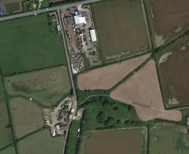 Aerial view of Solent Fuels site