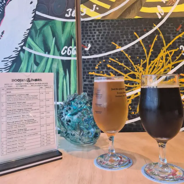 Beer brewed in the Bay at Boojum and Snark