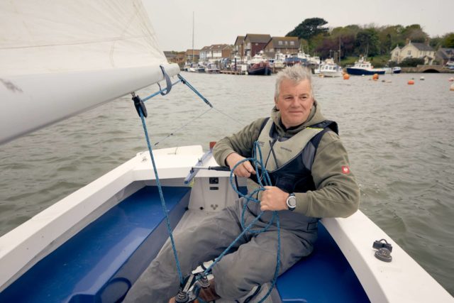 Duncan Bates, Principle Chief Instructor at Brading Haven Yacht Club photographed by Tom Harrison