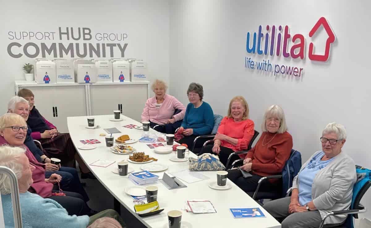 Oddfellows members at a recent talk from Utilita