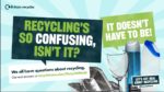 Recycle Week Poster with various recycling messages