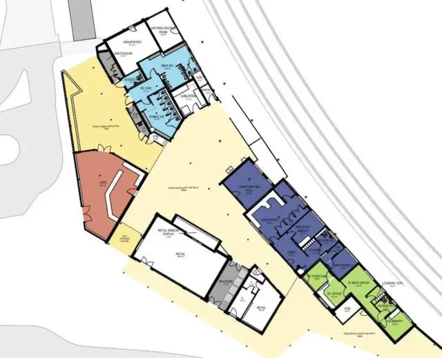 Layout plans for Ryde Esplanade Station