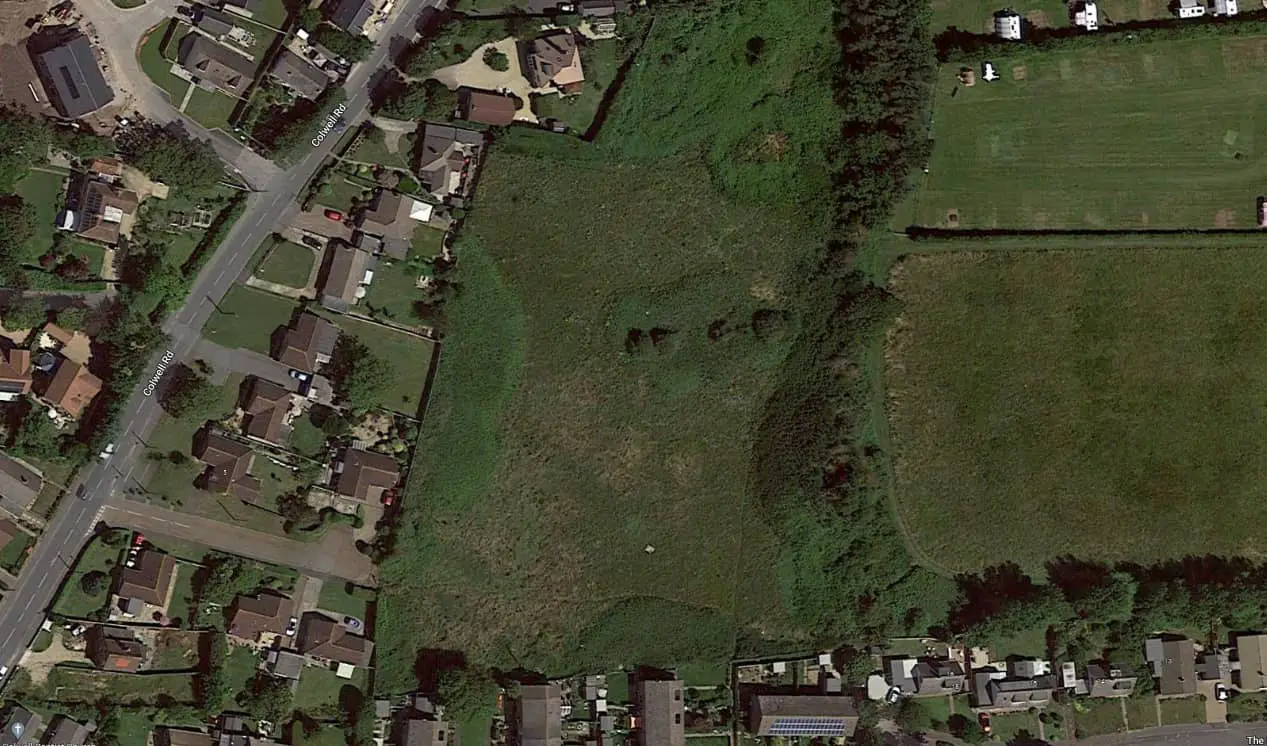 Satellite view of Birch Close from Google Maps