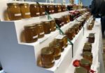 Jars of honey at the 2018 Honey Show