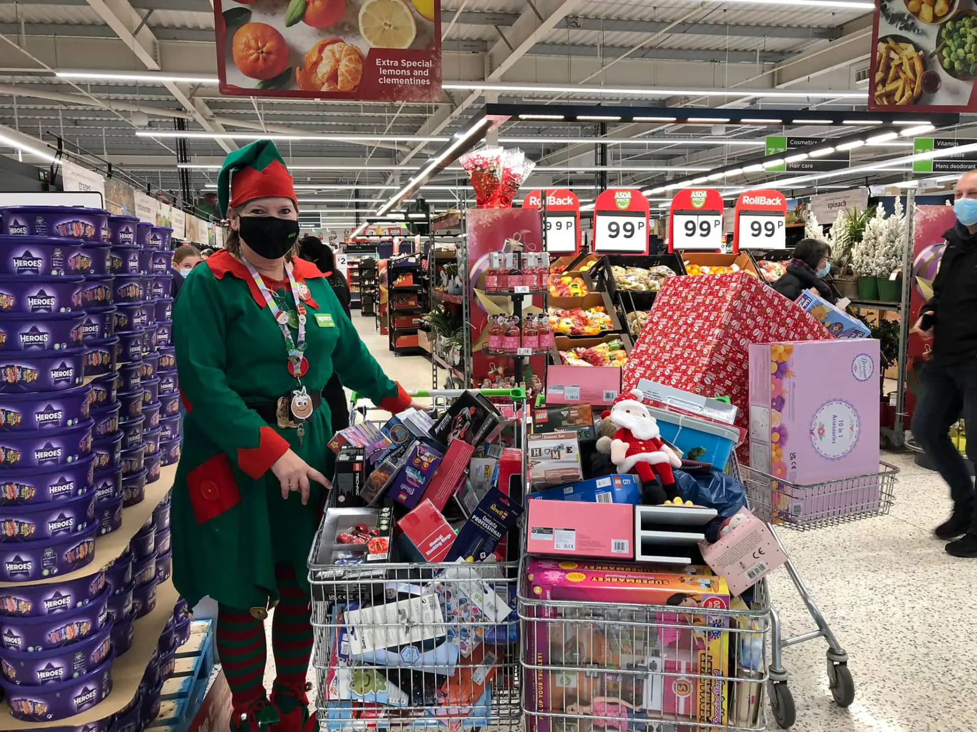 Asda supporting the Isle of Wight Radio Christmas Toy Appeal 2021