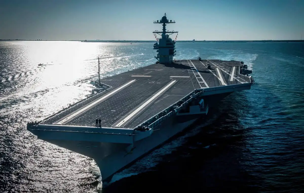 The USS Gerald R Ford