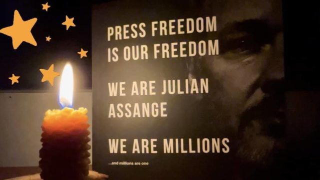 We are millions Assange book with stars