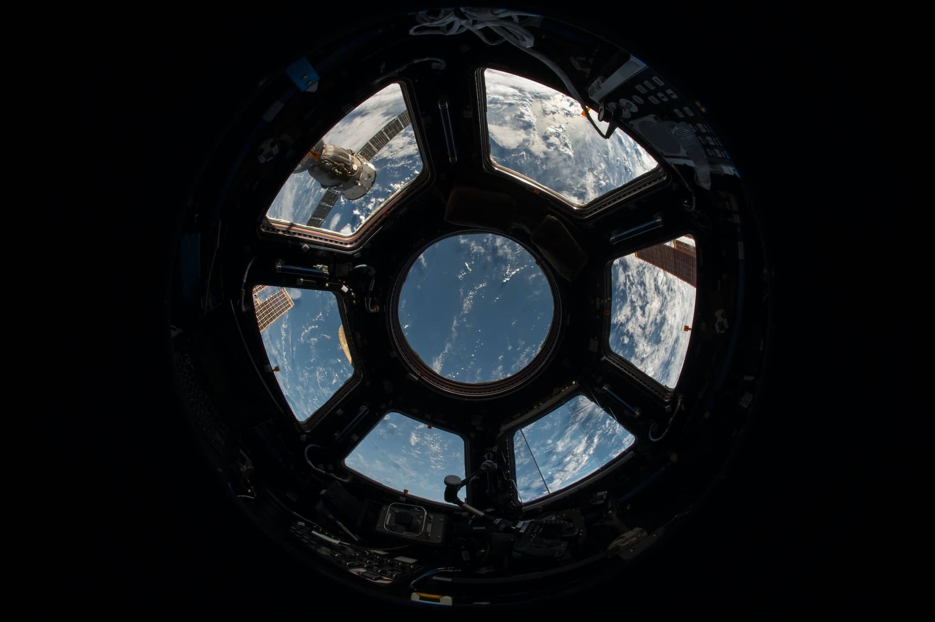 view from the International Space Station