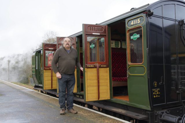 Pete Jardine at Isle of Wight Steam Railway