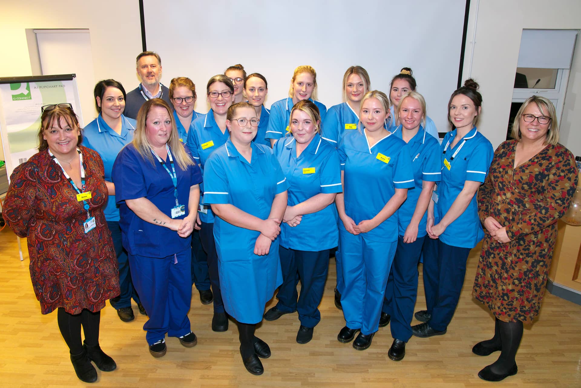 Well Done 22 Registered Nursing Professionals Complete Their Open   Registered Apprentice Nurses With Donna Parkinson Head Of Learning Education And Development Juliet Pearce Director Of Nursing Midwifery And AHPs Darren Cattel CEO Isle Of Wight NHS Trust 