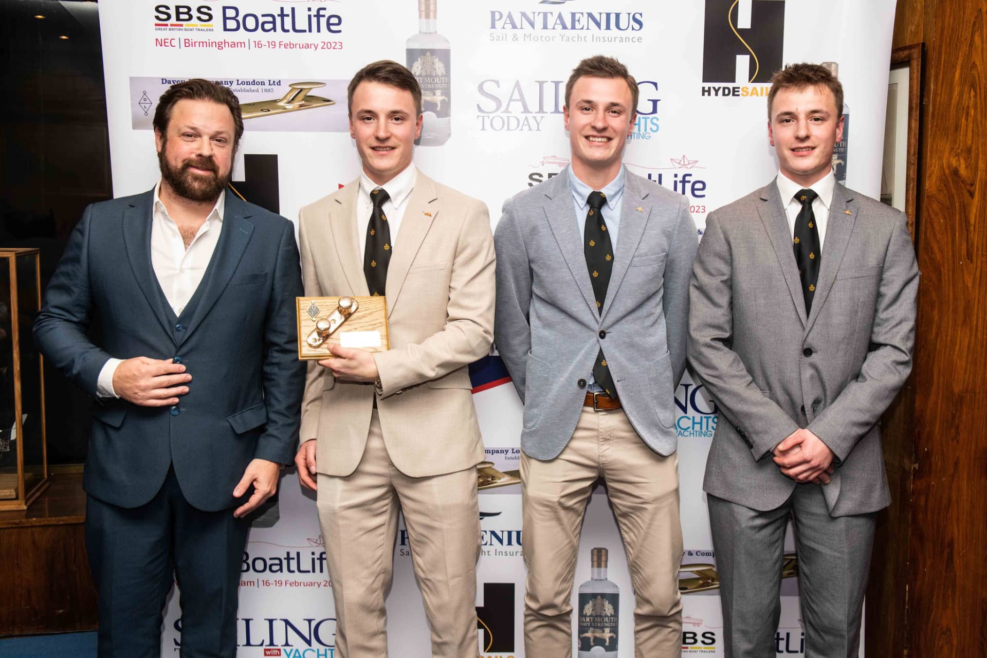 The White Triplets receive sailing award with OTW flash