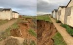 Landslide at Brighstone Holiday Camp