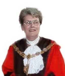 Evelyn Knowles as Mayor of Cambridge © Joye Rosenstiel 