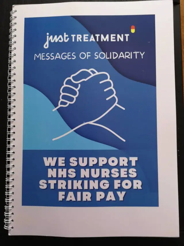 Messages of solidarity booklet