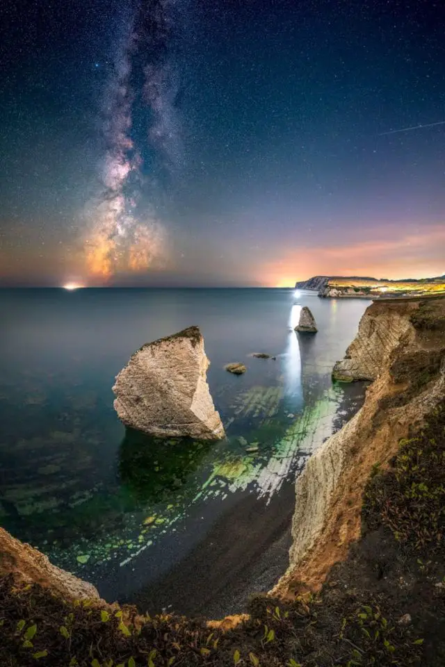 The Milky Way Setting at Freshwater Bay by Chad Powell 