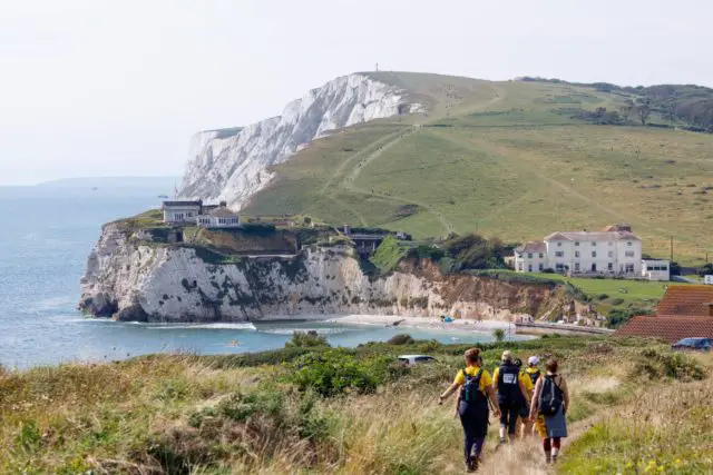People taking part in Walk the Wight 2022