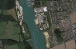aerial view of kingston wharf - Google maps