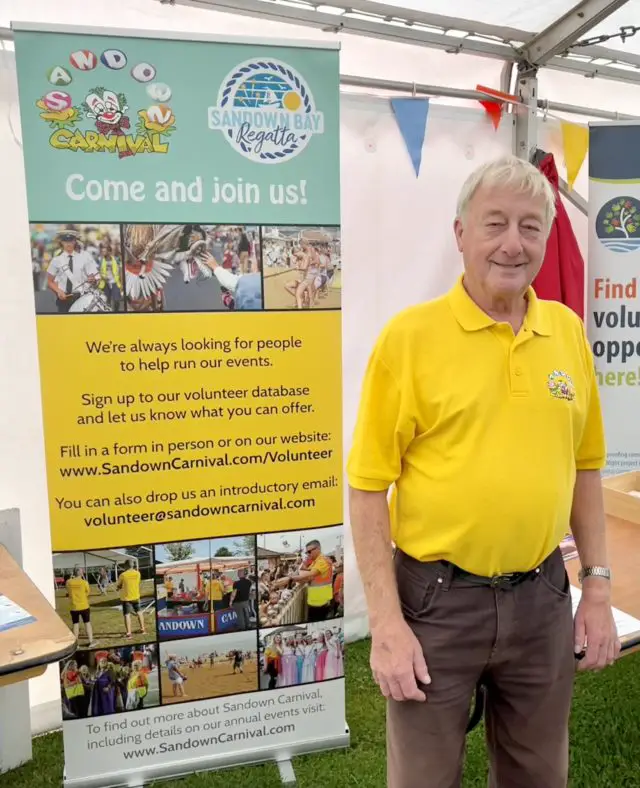 Roy is one of many dedicated volunteers who make Sandown Carnival tick - Sandown Carnival