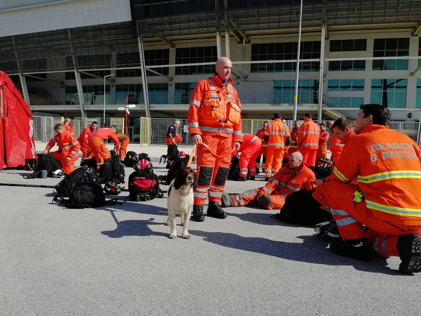 Search and rescue volunteers in Turkey