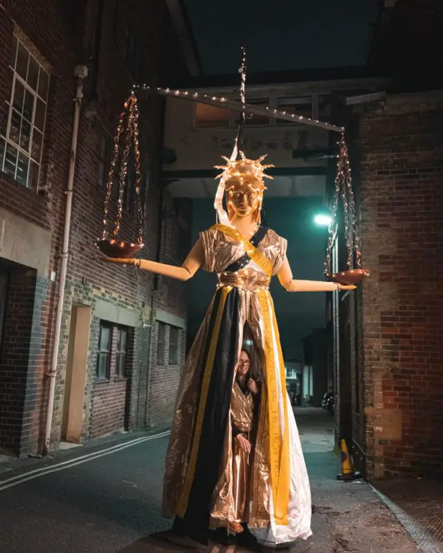 The Night Carnival - Lady Justice © Ben Francis 2