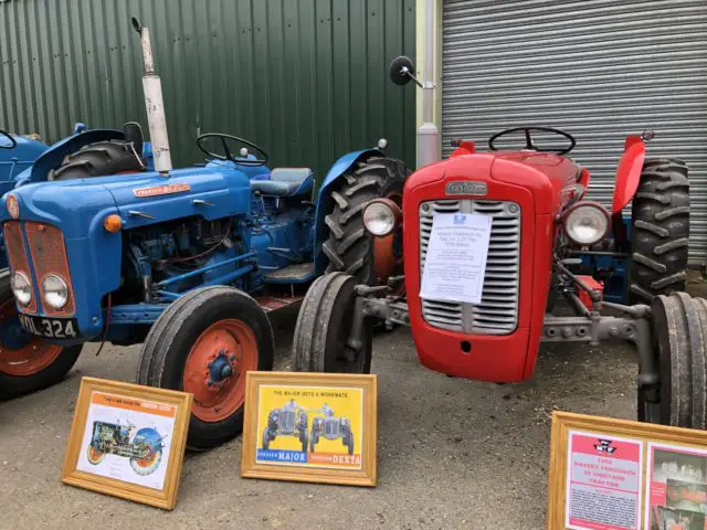 Tractors at Annual Hedgelaying Comp