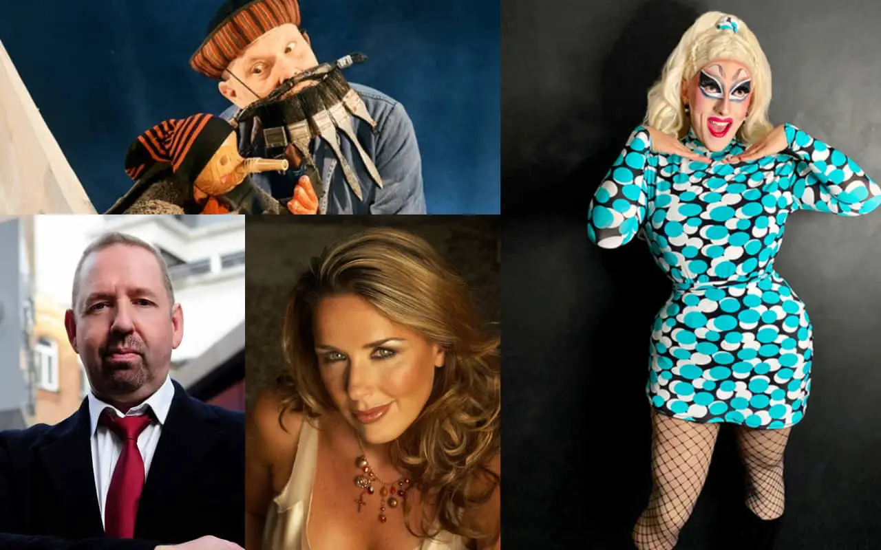 Montage of Cowes Fringe acts