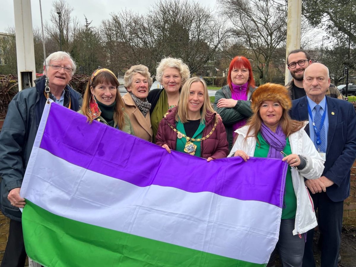 womens day flag