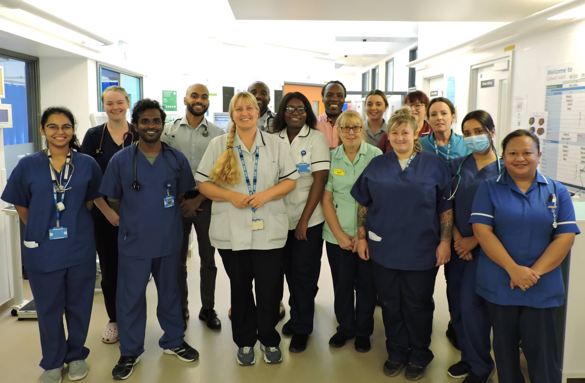 A group of Isle of Wight NHS Trust Staff