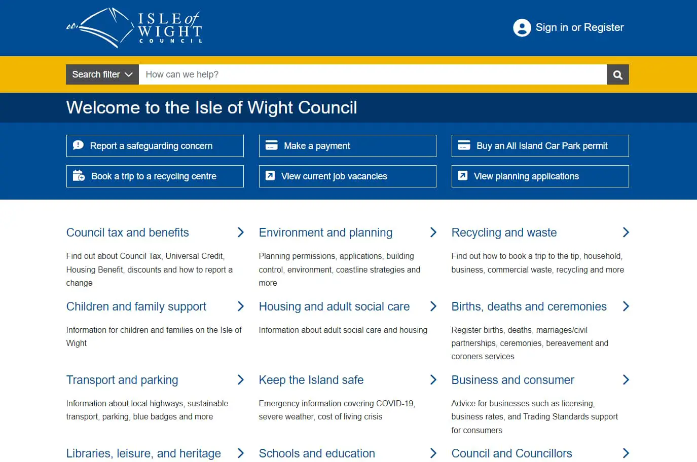 new council Website