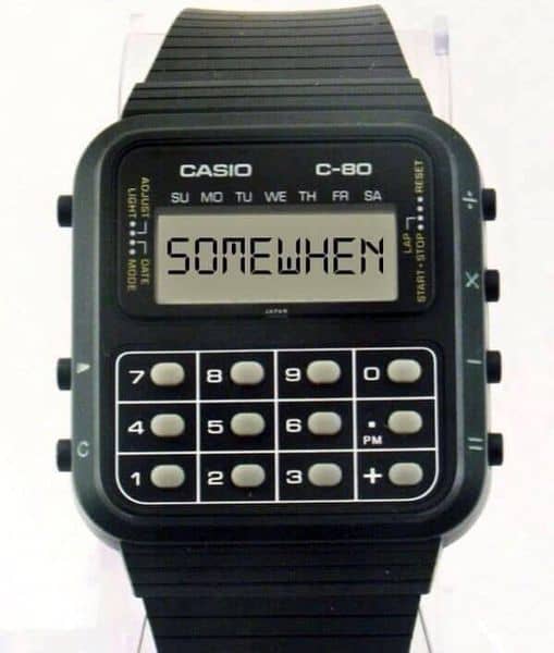 somewhen on a casio watch by Isle of Wight Can Depress