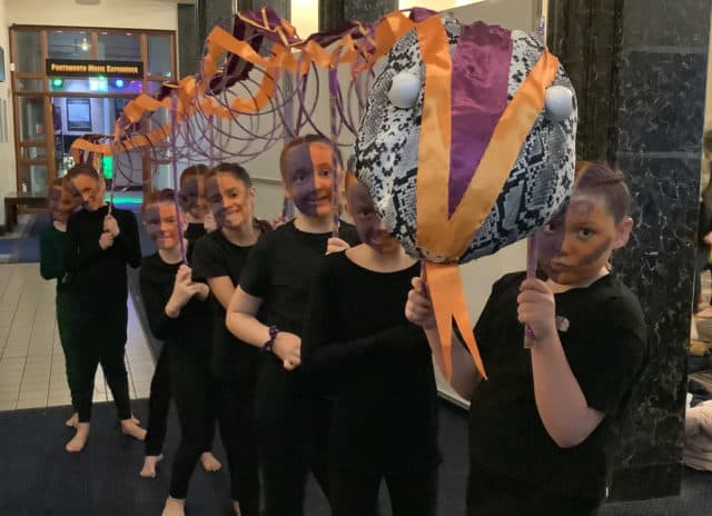 The Bay CE School dance students at Portsmouth's Guildhall for Dance Live regional finals
